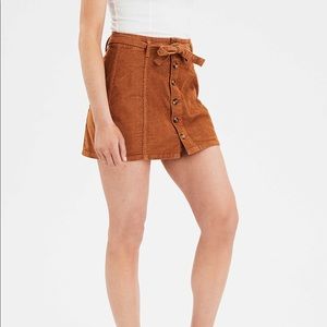 American Eagle Hi-Rise Corduroy Skirt